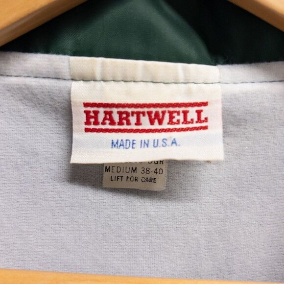 Vintage mid 90s Boulder County Sheriff Jacket Hartwell USA Made Green Official M - Picture 3 of 9